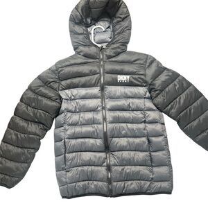 DKNY Kids Gray Puffer Jacket